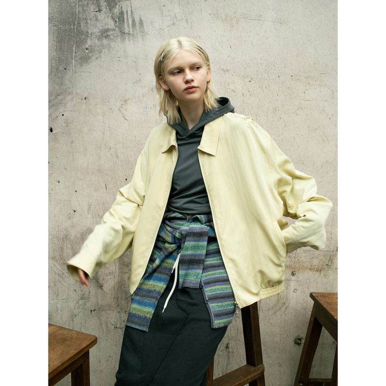 Drape Drizzler Jacket  Beige