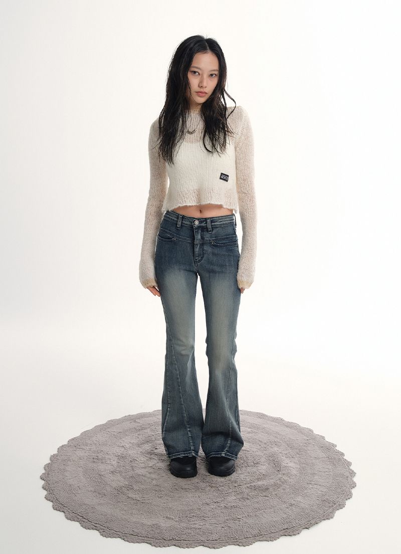 ★as''on★CALEY BOOTS CUT PANTS / DENIM★正規品/韓国送料込 MUSINSA | ASON CALEY BOOTS CUT PANTS / DENIM