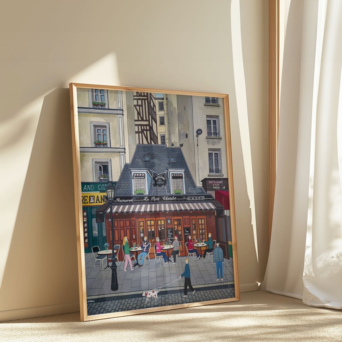 갤러리티(GALLERYT) Paris - 강지 작가 포스터 액자 50x60cm