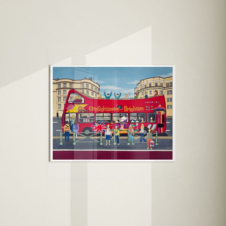 Brighton - 강지 작가 포스터 액자 60x47cm