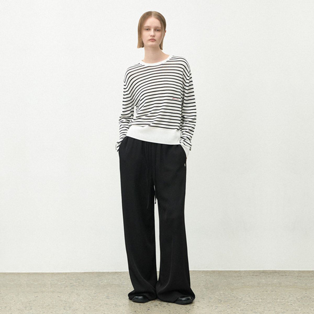 아틀리에 나인(ATELIER NAIN) ESSENTIAL STRING BANDING PANTS(PT-5630)