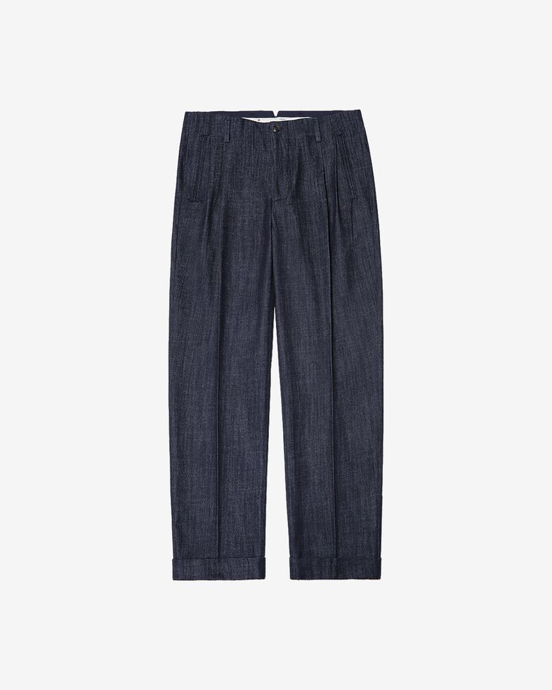 Denim Hollywood Trousers (Blue)