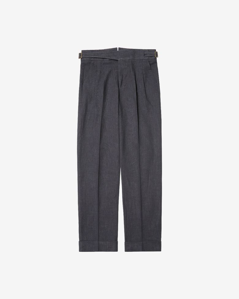 8s Linen Gurkha Trousers (Charcoal)