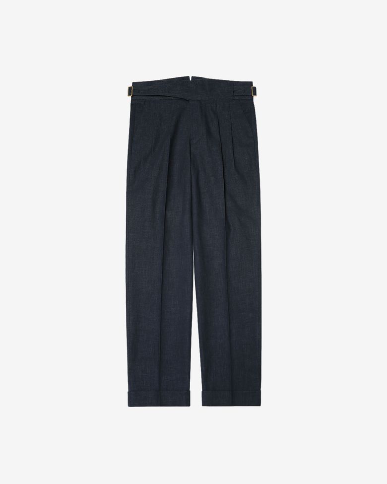 8s Linen Gurkha Trousers (Navy)