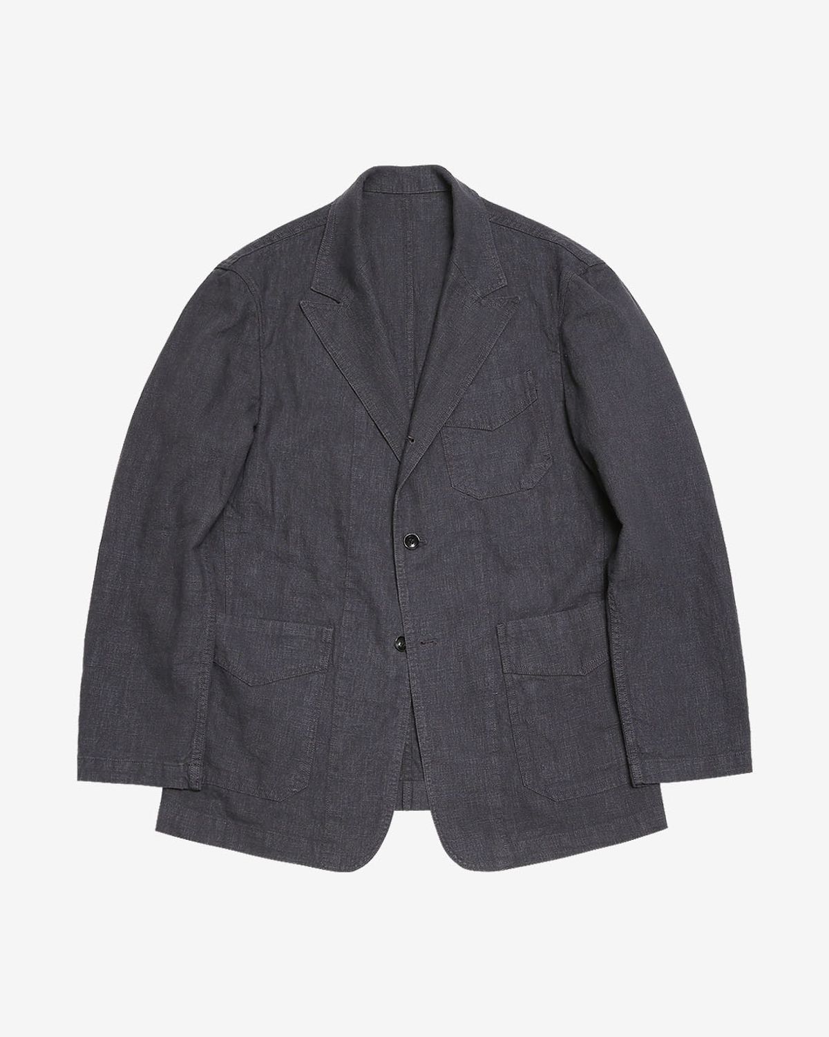 솔티(SORTIE) Tura Linen Washed Jacket (Charcoal)