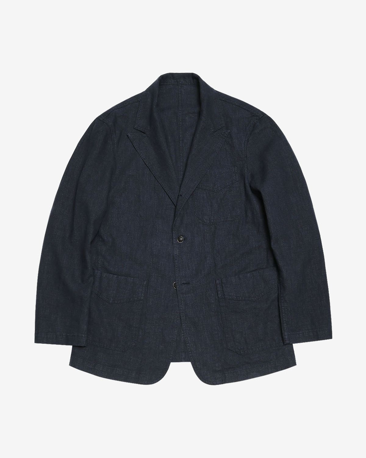 솔티(SORTIE) Tura Linen Washed Jacket (Navy)