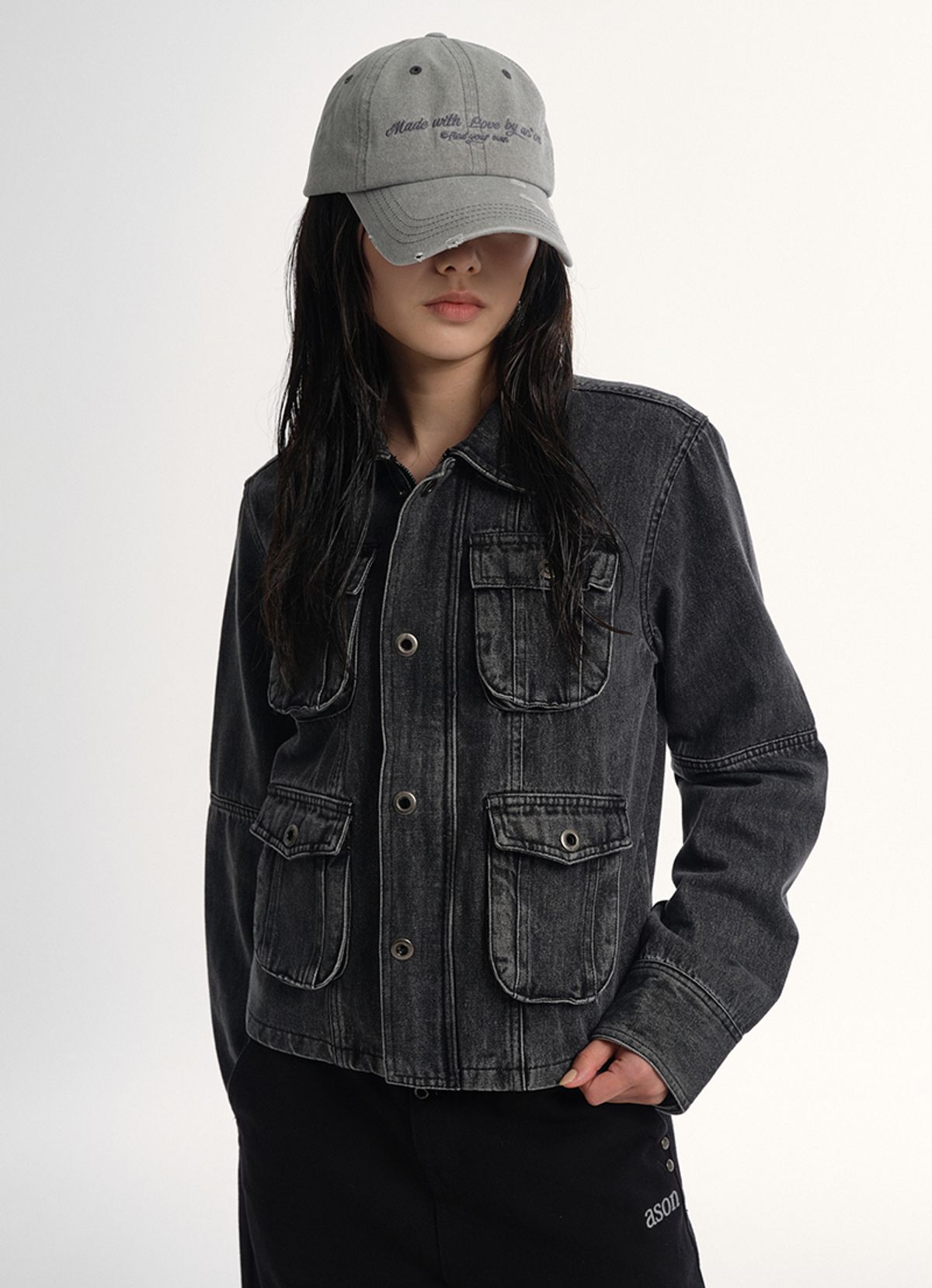애즈온(ASON) TAN DENIM JACKET
