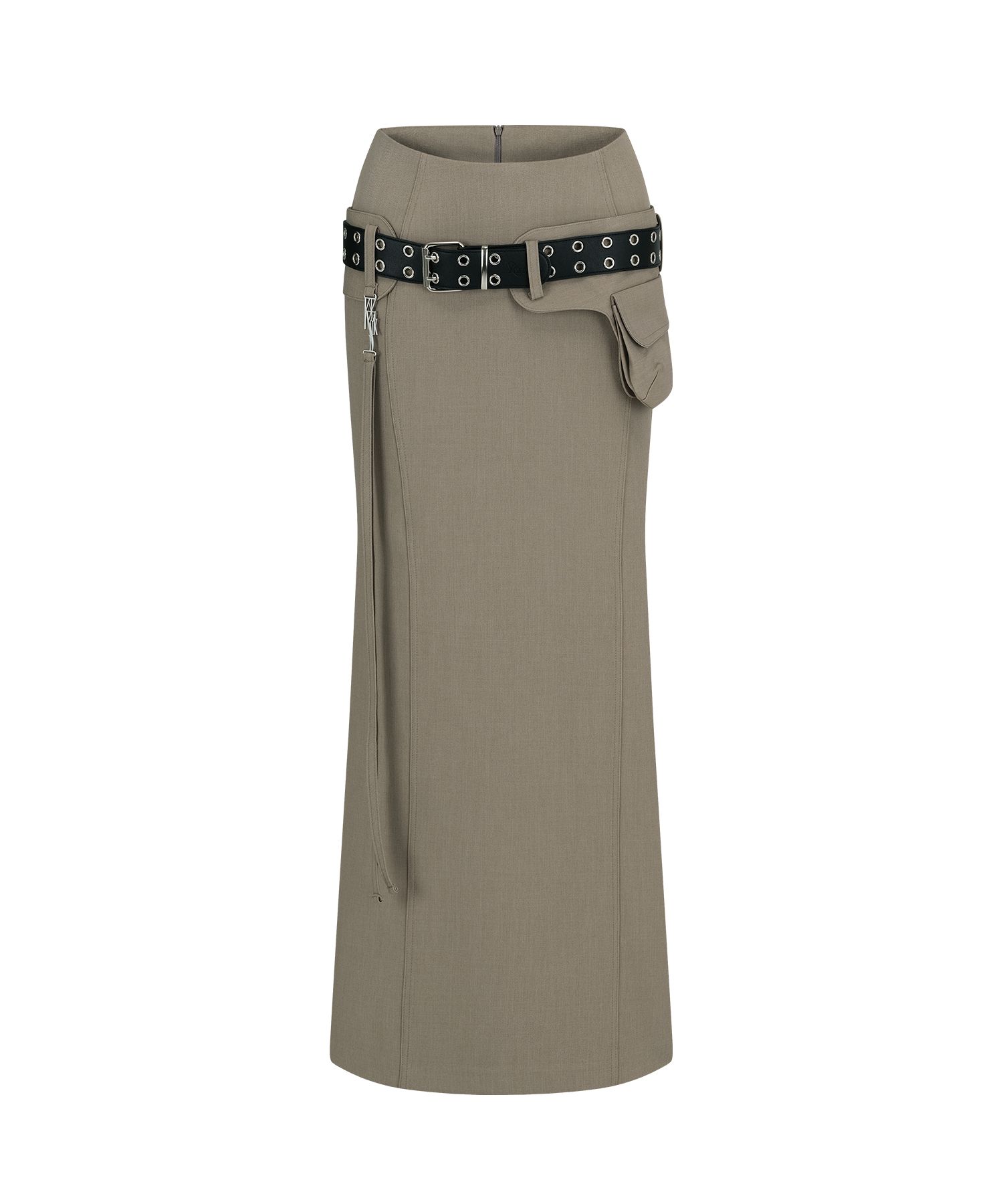 【Kashiko】送料/関税込 Pocket Belt Long Skirt MUSINSA | KASHIKO Pocket Belt Long Skirt Beige