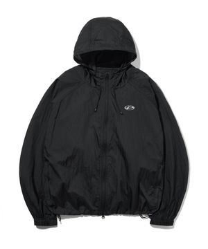 라이트웨이트 나일론 윈드브레이커_블랙
