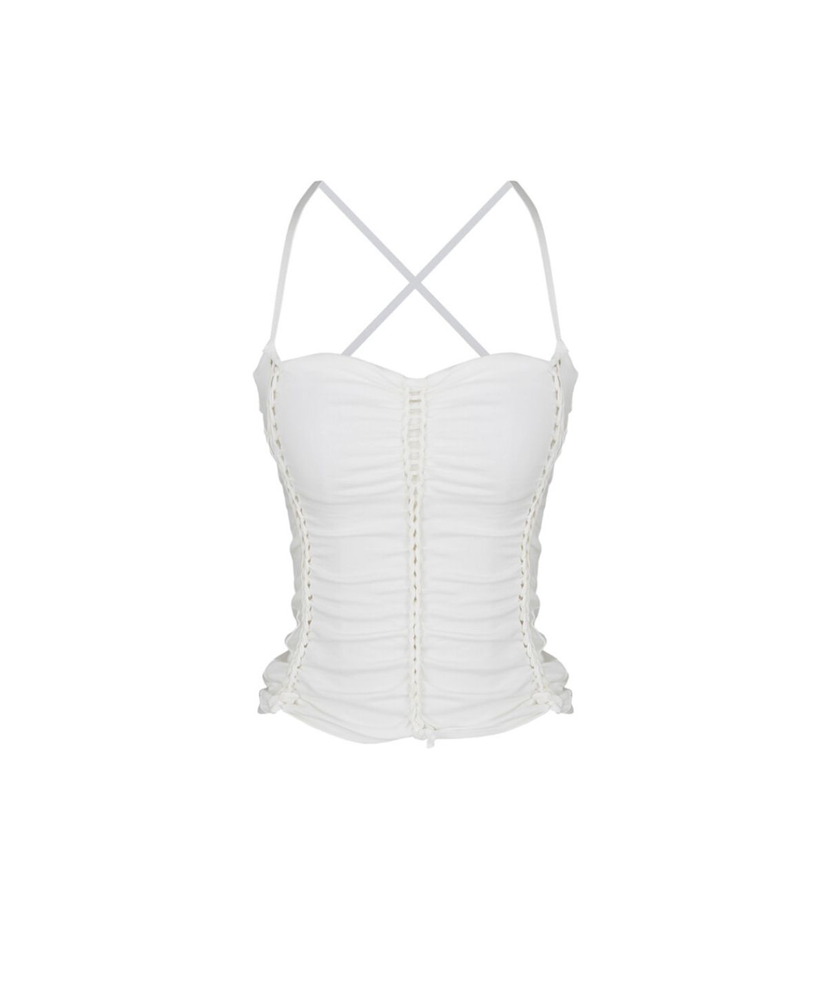 카시코(KASHIKO) Braided Sleeveless Ivory