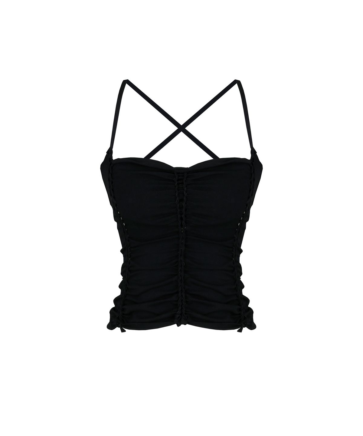 카시코(KASHIKO) Braided Sleeveless Black