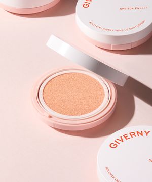 밀착 더블 톤업 선 쿠션 클리어 아이보리 25g 대용량