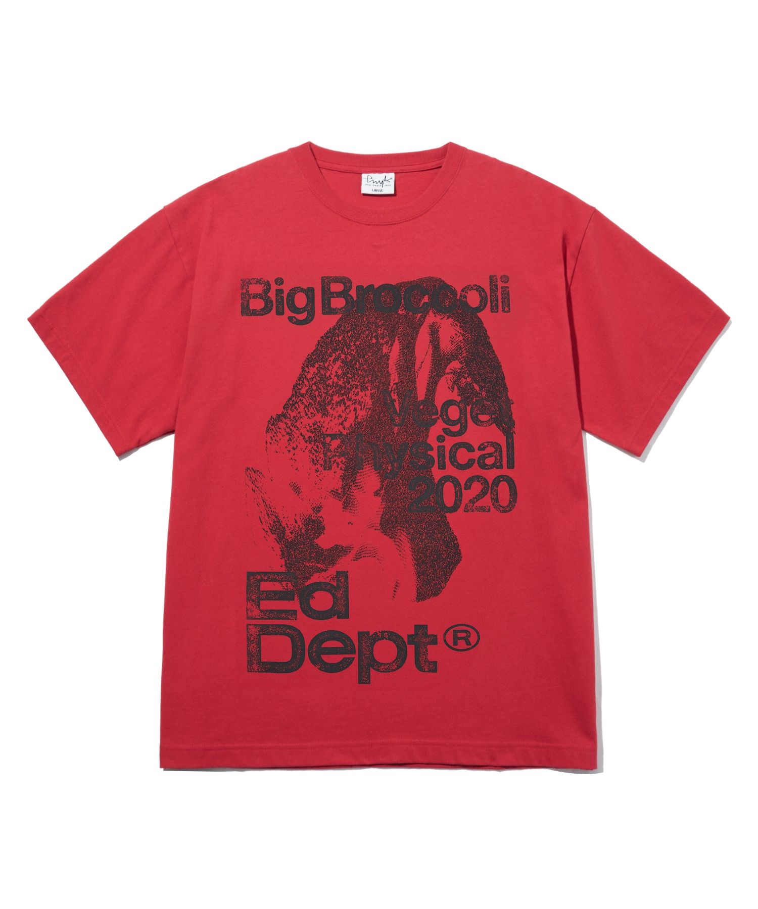 PHYPS ♥ Big Broccoli Short Sleeve T-Shirt/追跡付 MUSINSA公式 | PHYPS Big Broccoli Short Sleeve T-Shirt_Red