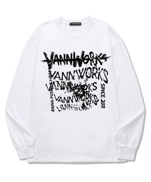 MESS LOGO 롱슬리브 (VLS0205) 화이트