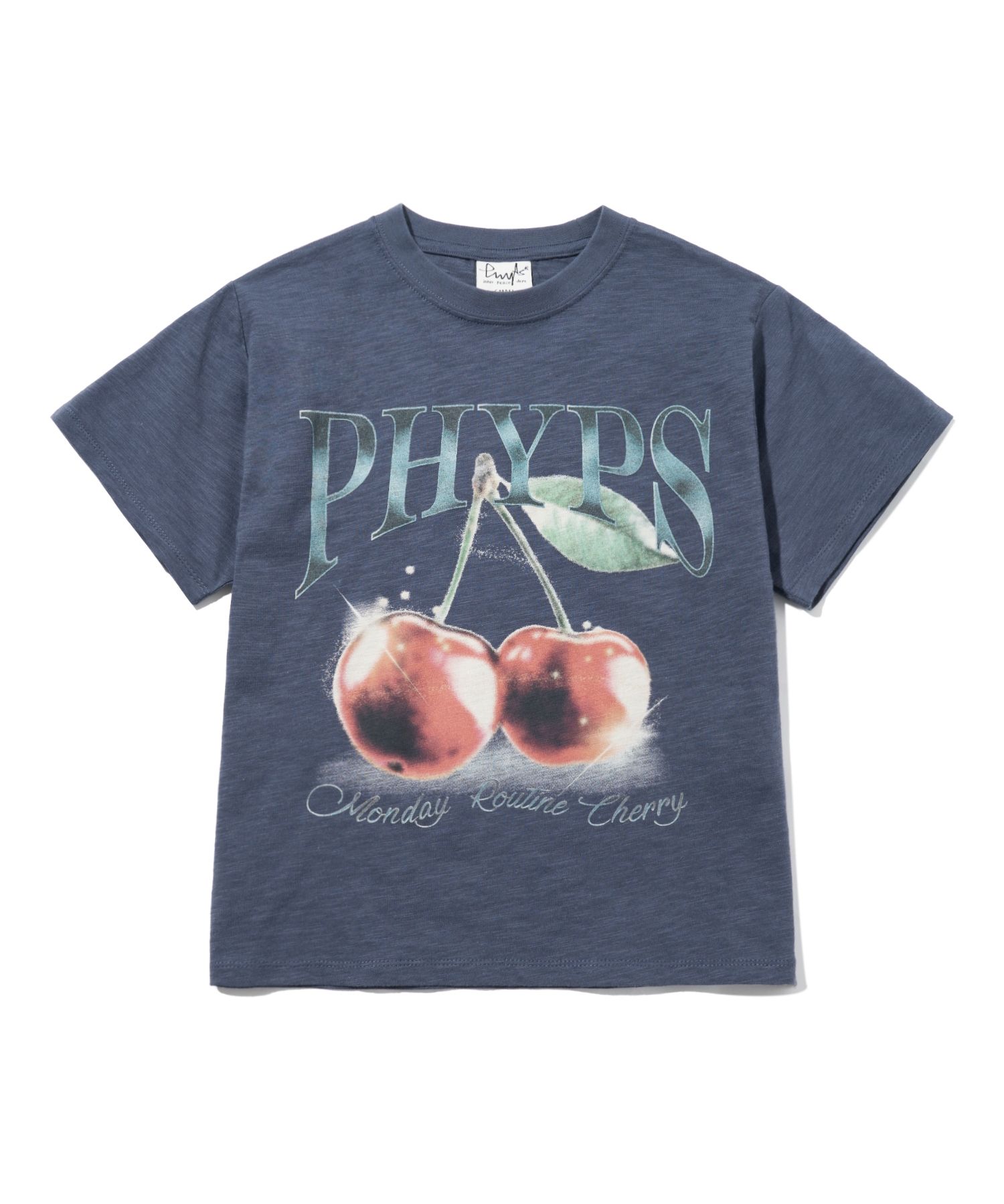 MUSINSA公式 | PHYPS Women's Crop Cherry Short Sleeve T