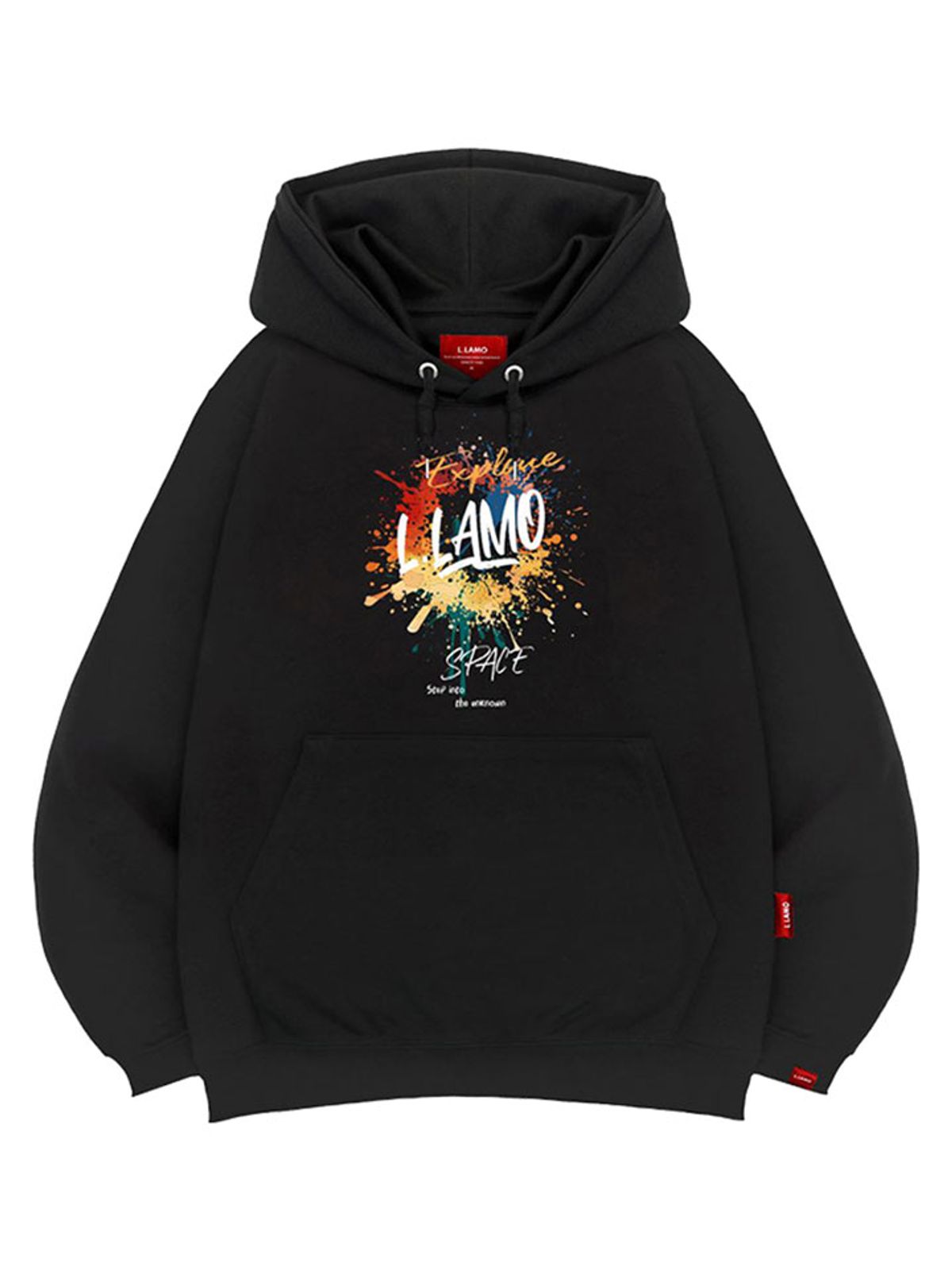 엘라모(LLAMO) 익스플로드 후드티 남녀공용 빅사이즈 M~4XL