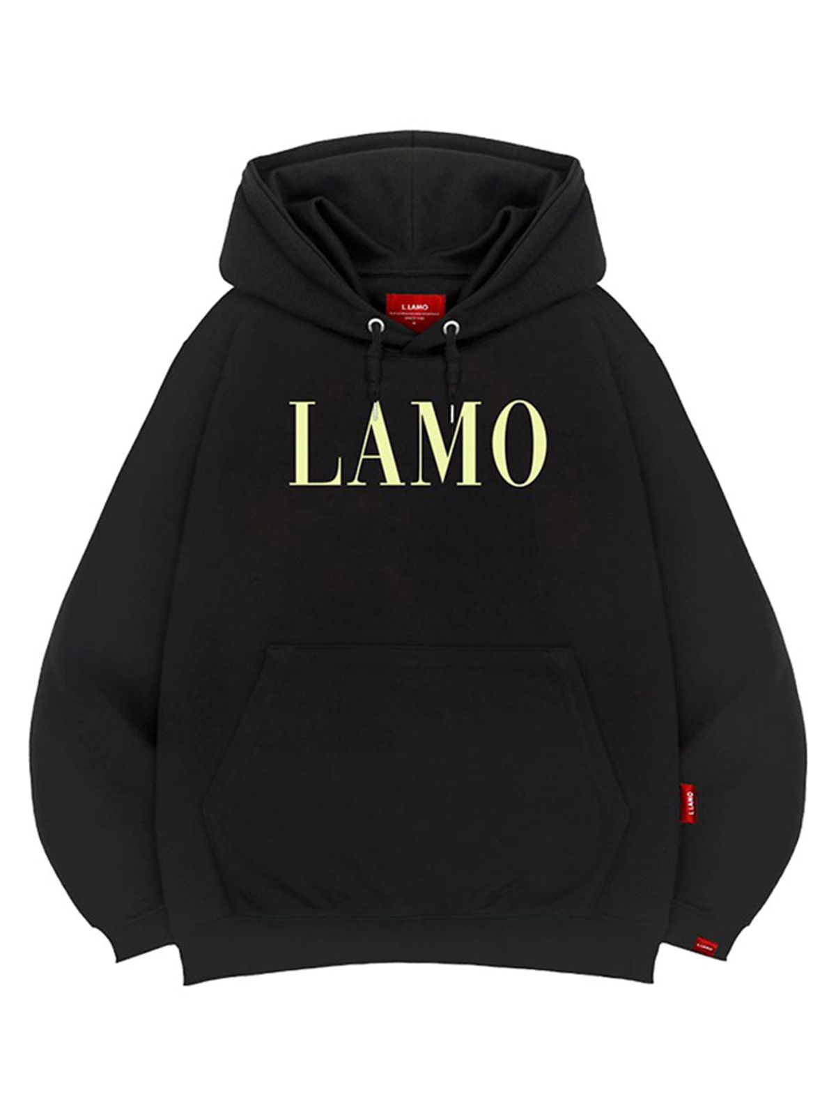 엘라모(LLAMO) LAMO로고 후드티 남녀공용 빅사이즈 M~4XL