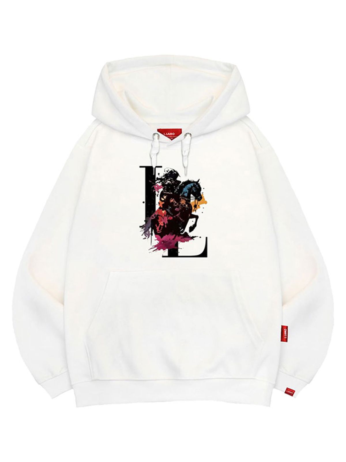 엘라모(LLAMO) 다크나이트 후드티 남녀공용 빅사이즈 M~4XL