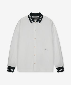 라 슈미즈 베이스볼 셔츠 - 화이트 / 255SH1131454100