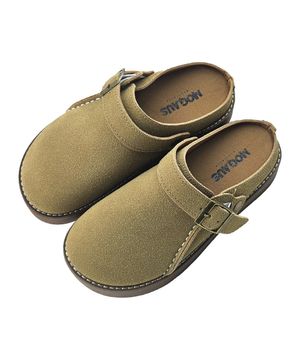 어스트 천연소가죽 클로그(극세사 인솔) 3color