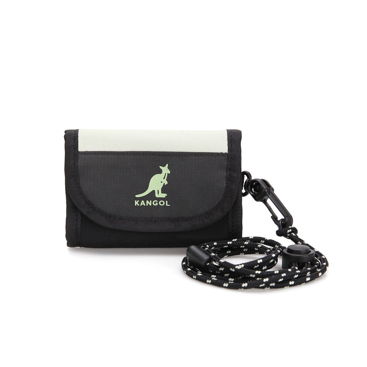 캉골키즈(KANGOL KIDS) 컬러 블록 퍼스 RE 0802 블랙