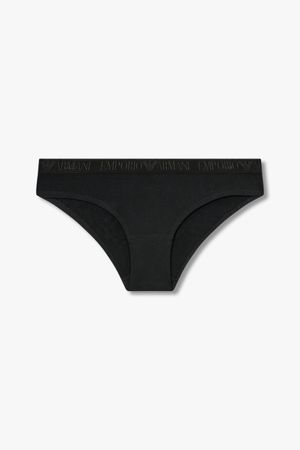 여성 자카드 밴딩 나일론 브리프_블랙 825111542