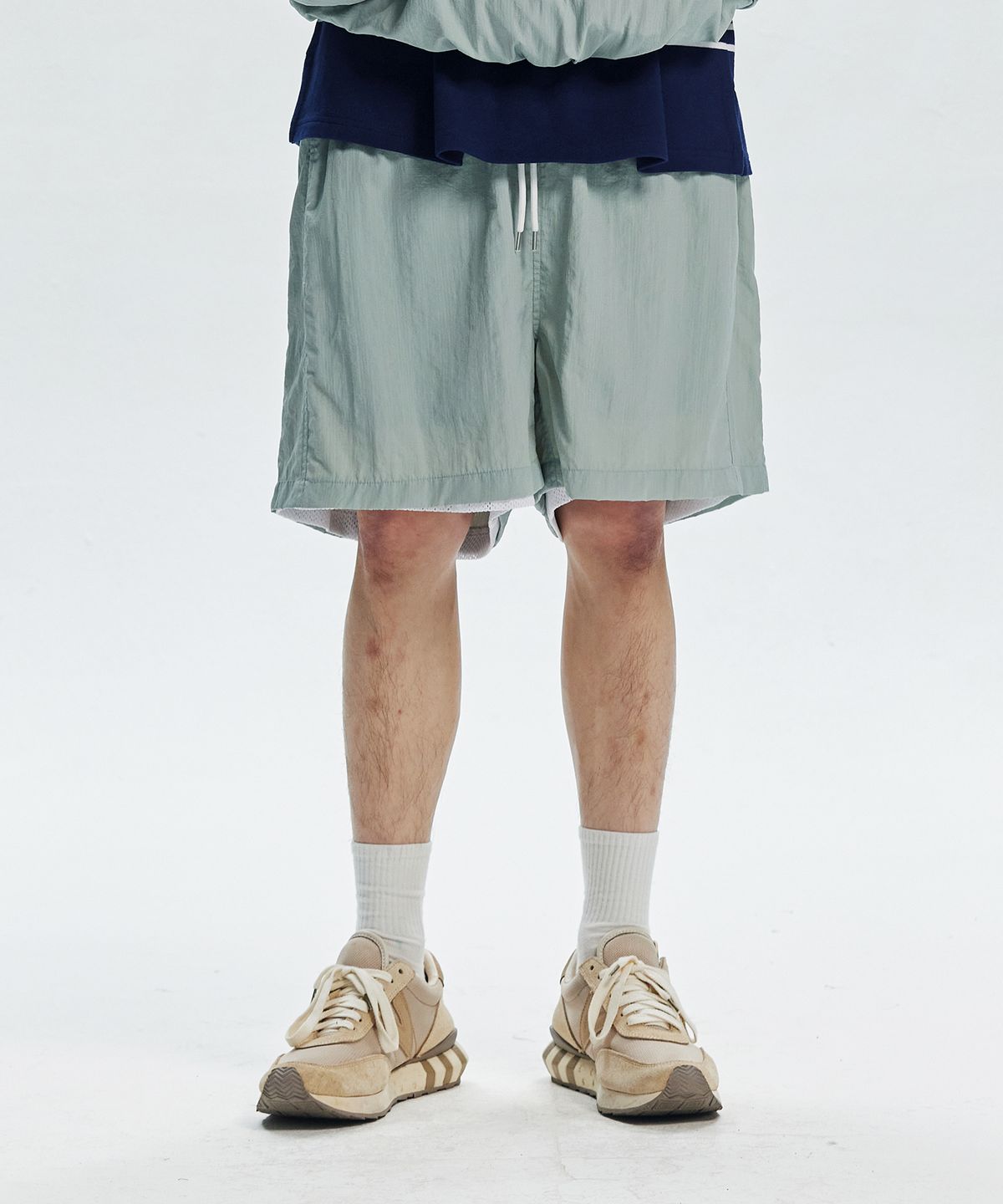프리즘웍스(FRIZMWORKS) MONDRIAN LIGHT SHORTS _ PEPPERMINT