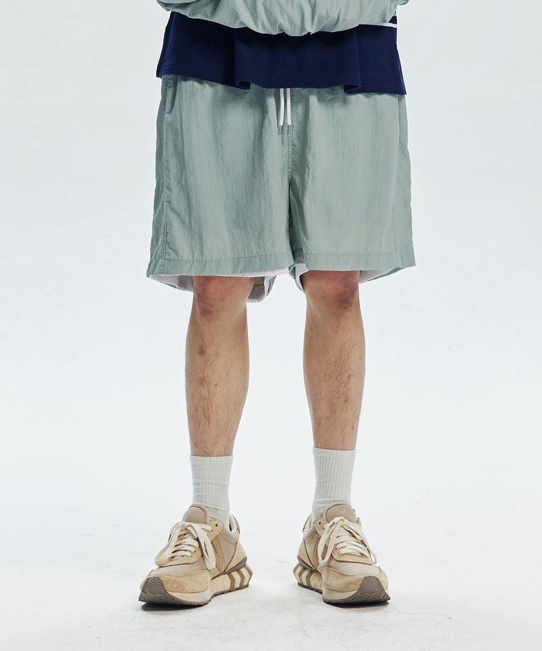 MONDRIAN LIGHT SHORTS _ PEPPERMINT