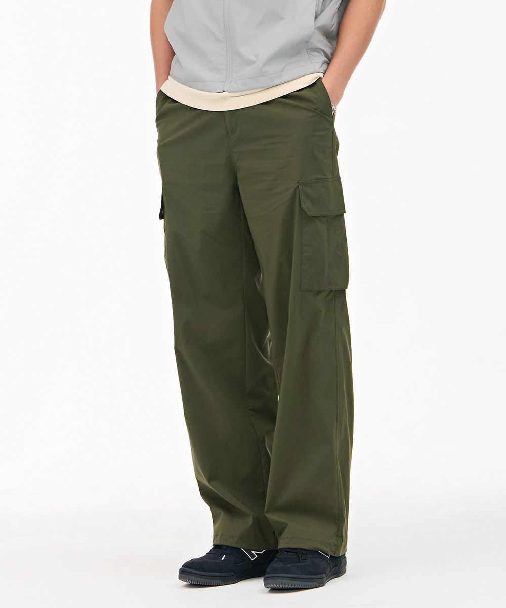 ILLIGO Two-Tuck Pocket Cargo Pants カーキ