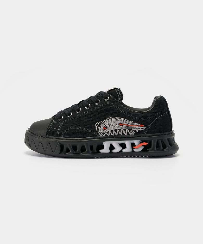 M-3 GRAPHIC LOW TOP_ASH BLACK