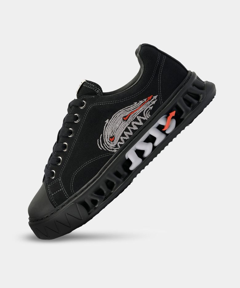 M-3 GRAPHIC LOW TOP_ASH BLACK