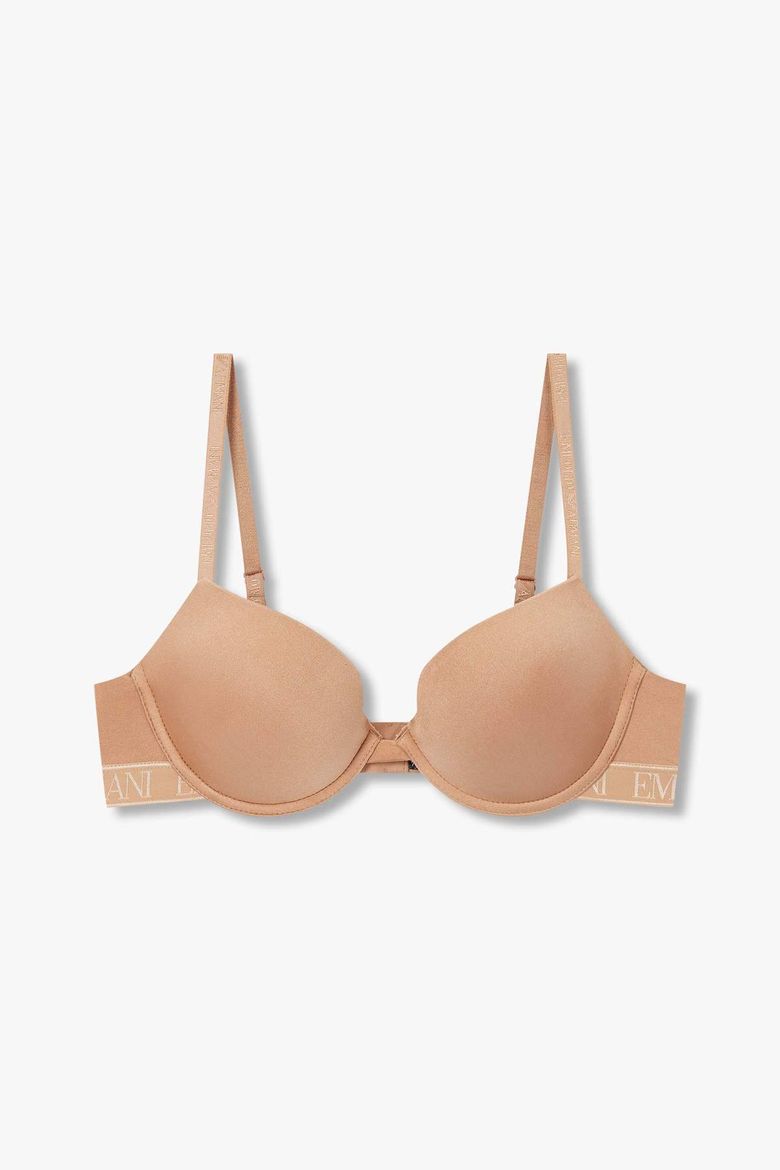 여성 자카드 밴딩 나일론 푸쉬업 브라_라이트 브라운 825185540