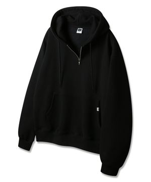 니켈 반집업 무지 오버핏 후드티 AVH624 (5 COLOR)