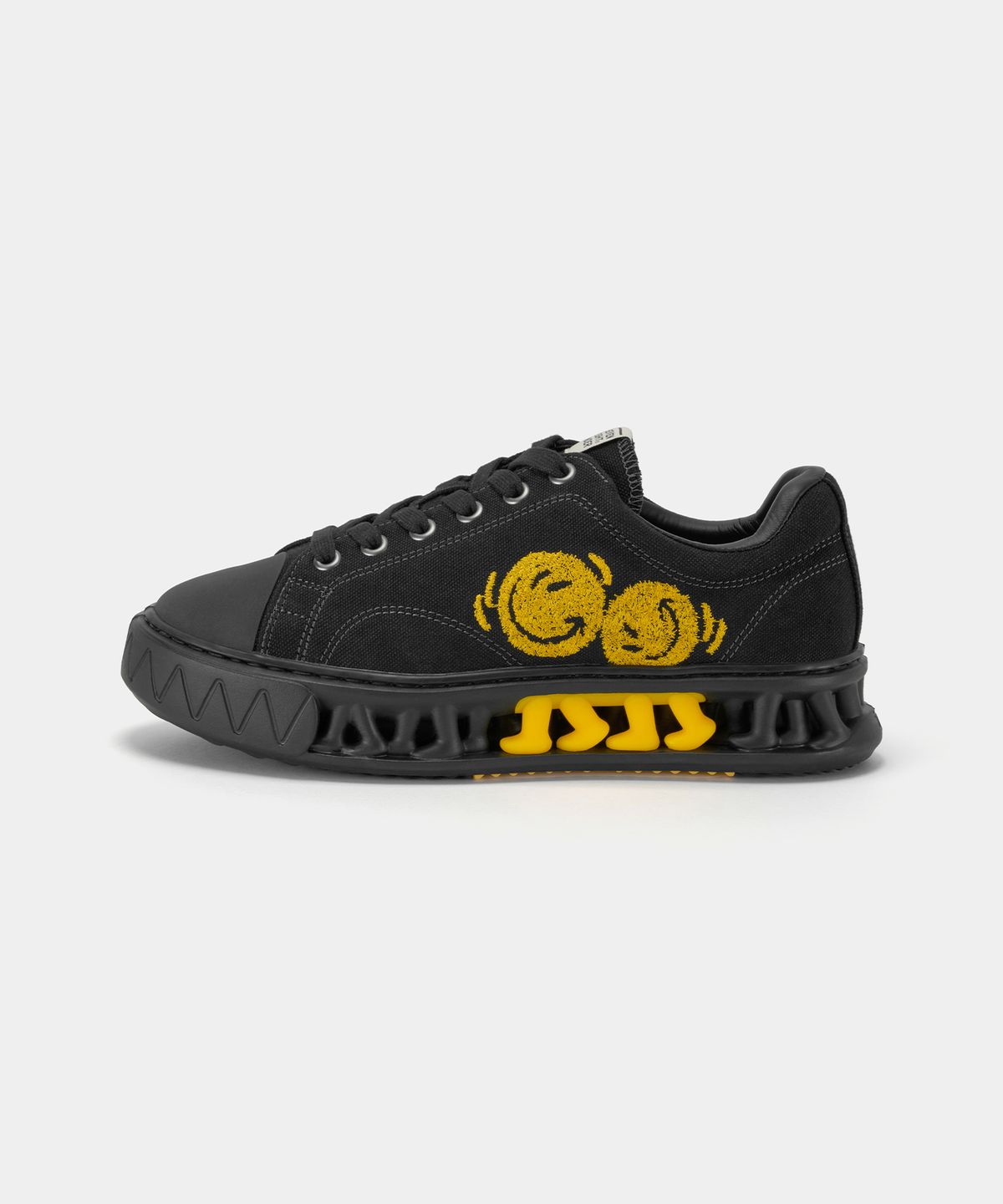 세븐에잇언더(78UNDER) M-2 GRAPHIC LOW TOP_ASH BLACK