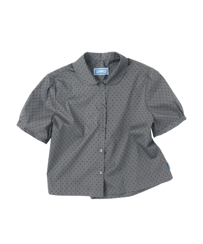 P.D. Round Collar S/S Shirt - Charcoal