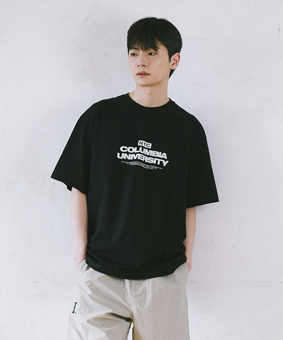 컬럼비아 유니버시티(COLUMBIA UNIVERSITY) B/S NYC 1754 S/S T-SHIRTS 블랙