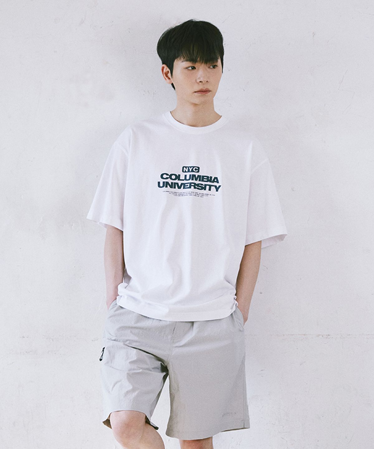 컬럼비아 유니버시티(COLUMBIA UNIVERSITY) B/S NYC 1754 S/S T-SHIRTS 화이트