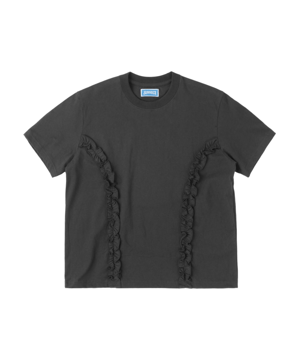 써넥트(SUNNECT) Moses Frill Tee - Charcoal