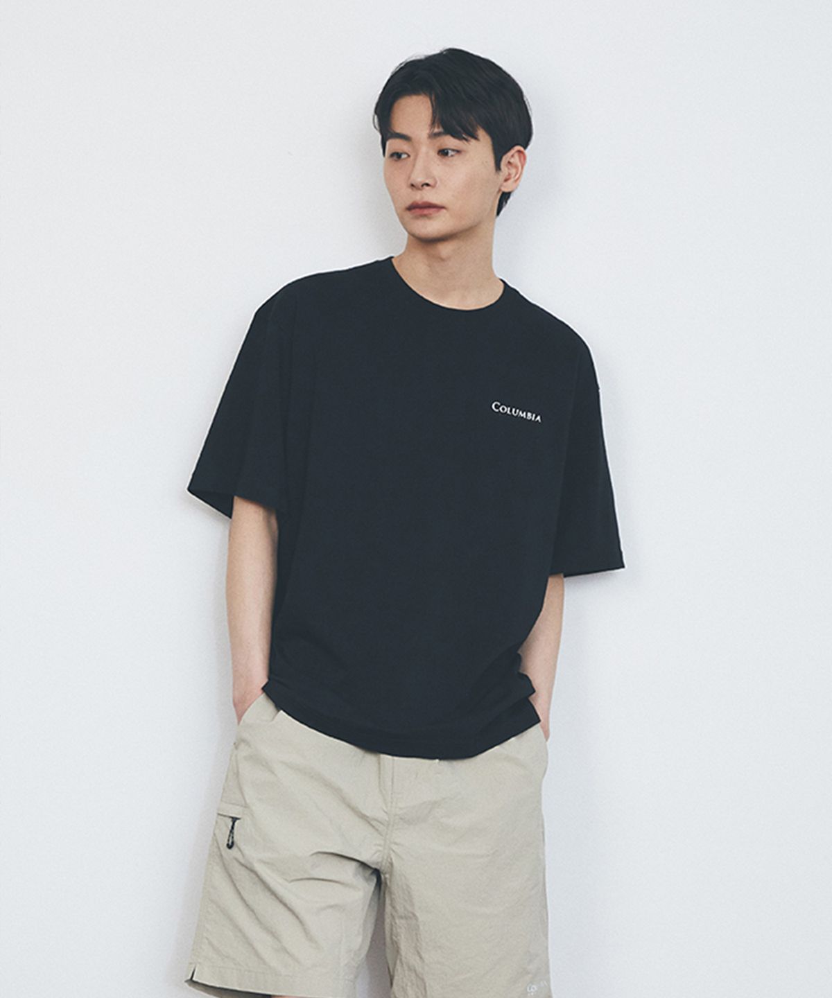 컬럼비아 유니버시티(COLUMBIA UNIVERSITY) CU SIG LOGO S/S T-SHIRTS 블랙