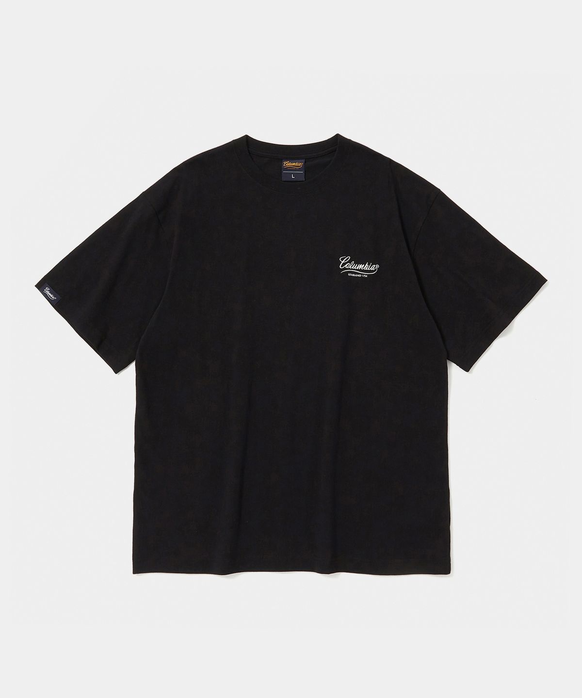 컬럼비아 유니버시티(COLUMBIA UNIVERSITY) NY STREET TAIL LOGO S/S T-SHIRTS 블랙