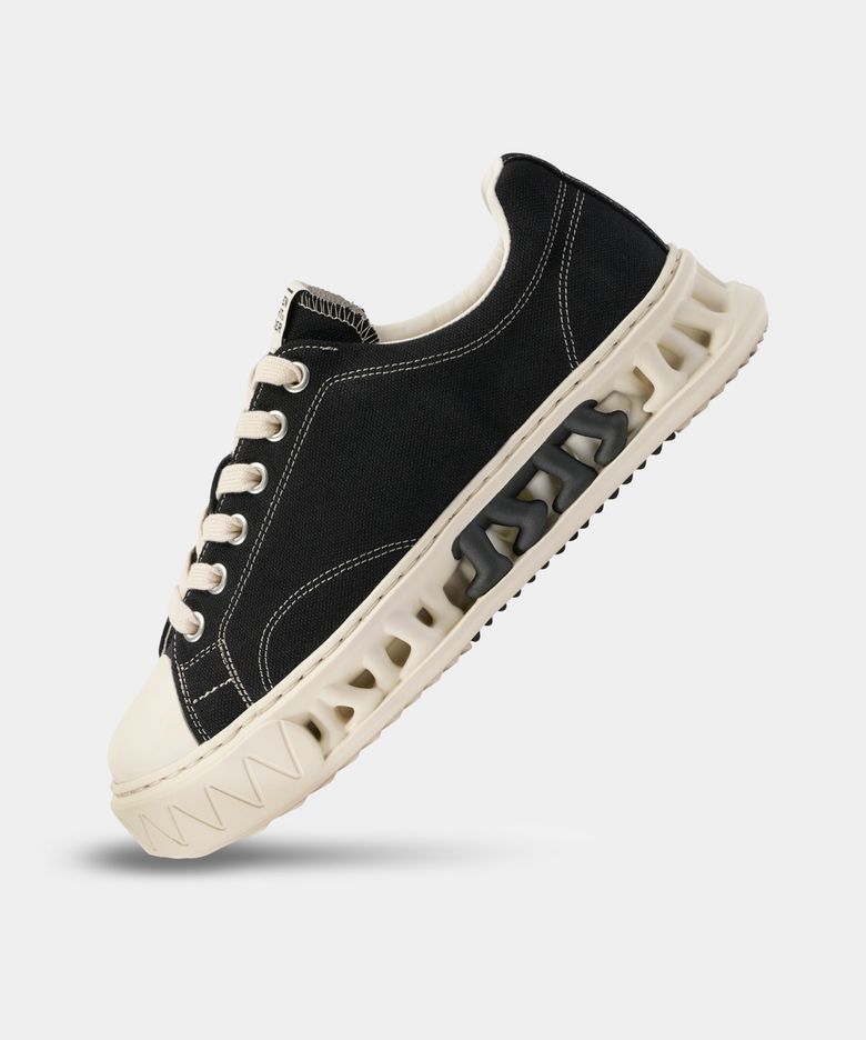 C-3 VINTAGE LOW TOP_ ASH BLACK