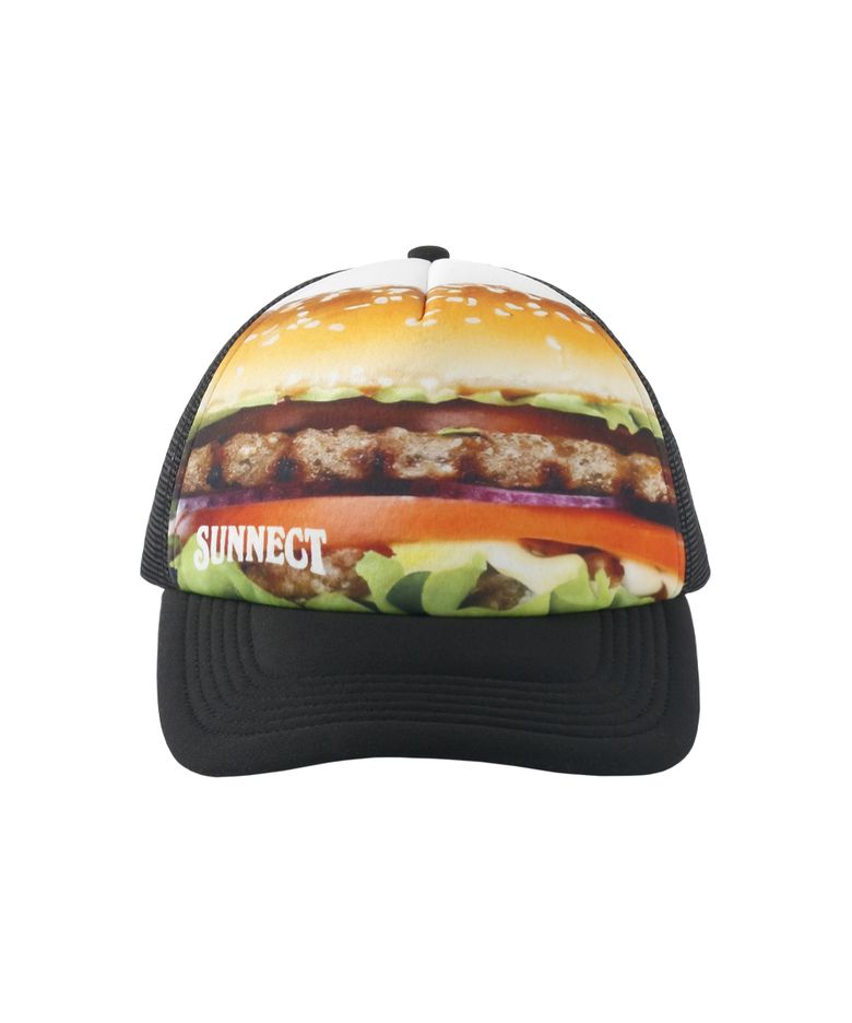 Burger Trucker Cap - Black
