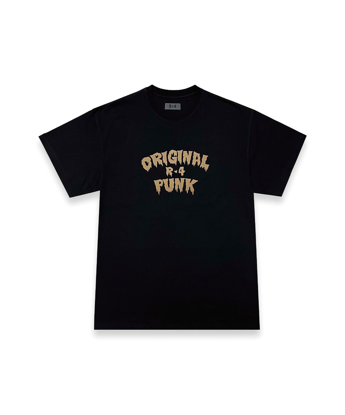 알포(R-4) R-0016 / ORIGINAL PUNK-2 SHORT TEE (BLACK)
