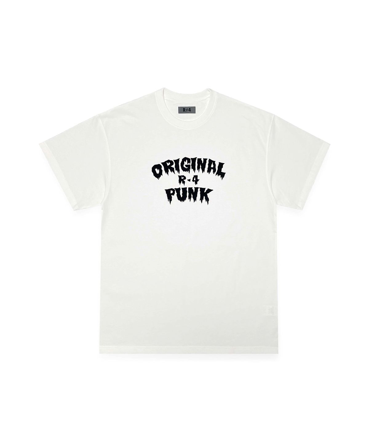 알포(R-4) R-0016 / ORIGINAL PUNK-2 SHORT TEE (WHITE)