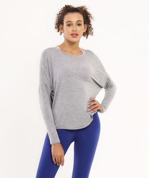 모달라이트 힙커버 가오리핏 긴팔티셔츠 E04