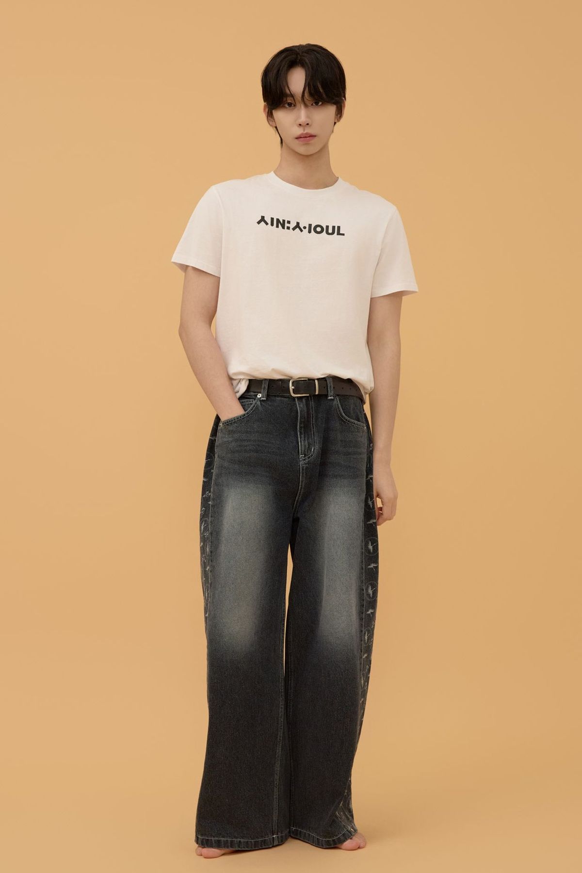 신서울(SHEENSEOUL) 운학문 데님 팬츠