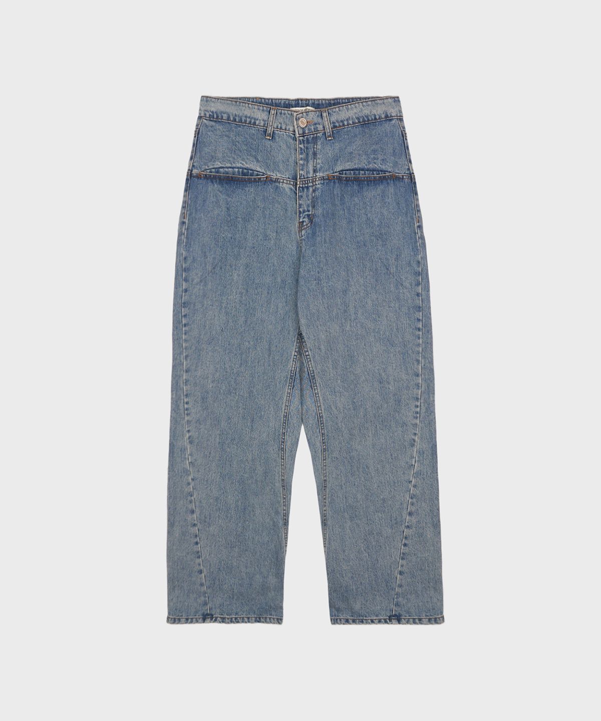 서피스에디션(SURFACE EDITION) TWISTED SLASH DENIM LIGHT BLUE