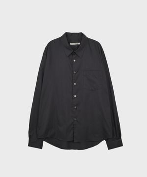 JACQUARD STRIPE SHIRT DARK GRAY