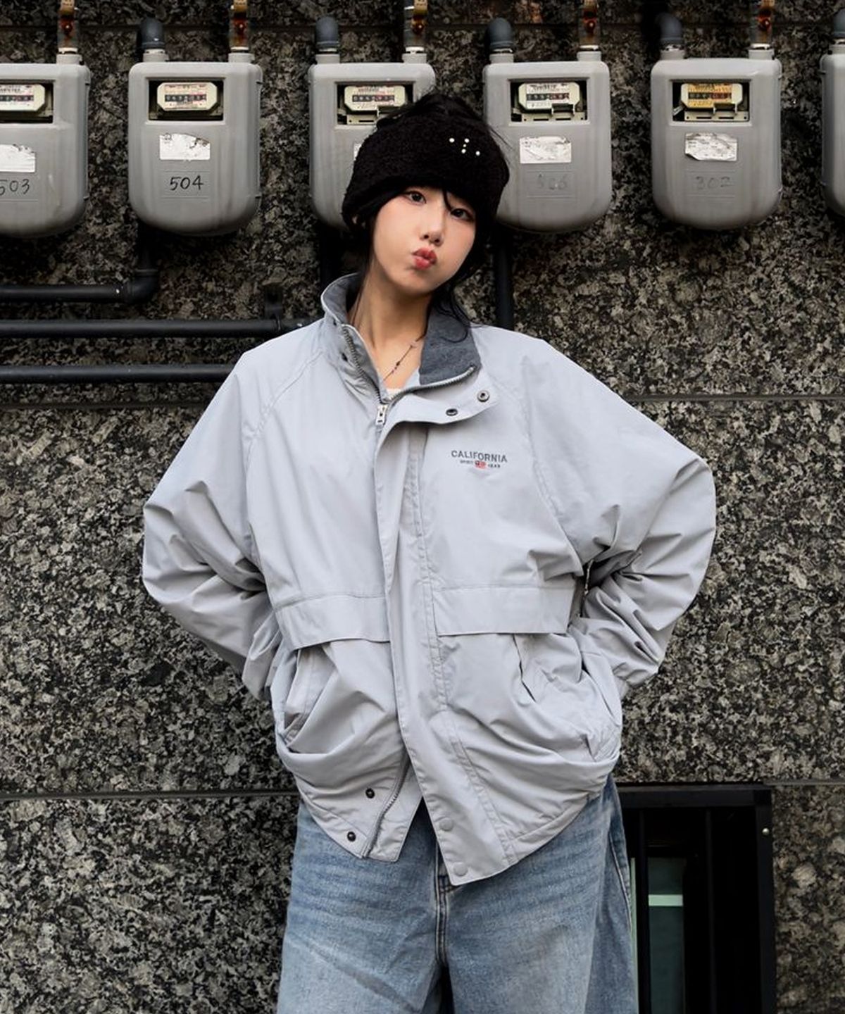 후아유(WHO.A.U) USA Warm-Up Jacket / WHJJG4923U
