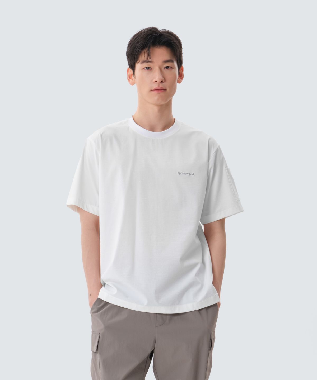 스노우피크 어패럴(SNOWPEAK APPAREL) 코듀라 반팔 티셔츠 (S25MMPTS02) White